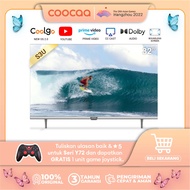 COOCAA Smart TV 32 inch - Digital TV - OS COOLITA - HD - Bezel Less - Mirroring - Dolby Audio - Browser/Youtube - USB/HDMI/LAN/WIFI (COOCAA 32S3U)