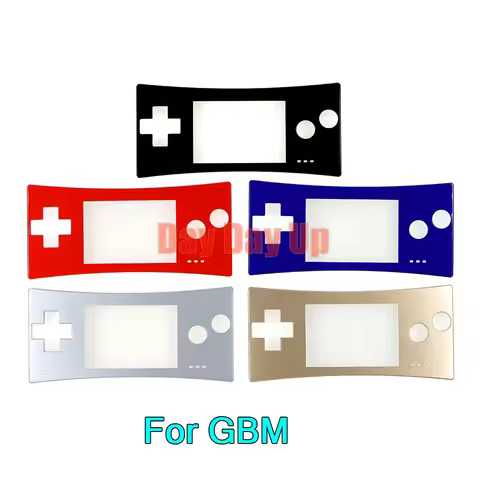 3PCS Replacement Front Faceplate Cover for GameBoy Micro for GBM System Front Case Shell Housing