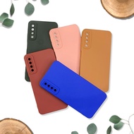 Softcase Silicone Case Candy Case Logo Casing Samsung A7 2018