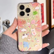 Cute cartoon fireworks animal Case OPPO Note 70 C71 C75 A5 2025 A5X A3X A5i C75x 14F 14 A60 Reno 11F