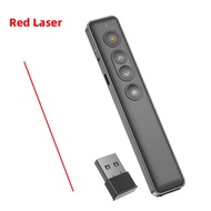 【Must-have】 H90s Wireless Presenter Green Red Ppt Clicker Spotlight Magnifier Function Air Mouse Mee