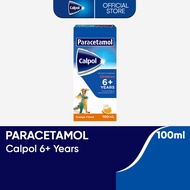 Calpol Orange Flavor (6-12 Years Old) Suspension 60ml Paracetamol for Fever