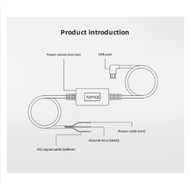 70mai Hardware Kit compatible for 70mai Dashcam M300/A400S/A500s/A800s/D02/D08/D05/D07