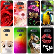 LG V20 F800 H990ds F800L Printed Case Clear Silicone TPU Back Protector Cover Cartoon Cute Soft Phone Mobile Casing For LG V20