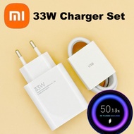100%Original Xiaomi 6A 33W Type C Charger Fast Charger with Cable TYPE-C EU Charger Fast Charging an