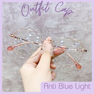 [Ready stock] Quality Round Spek Spec Korean Fashion Glasses spectacles Frame Plastic Cermin Mata Gl