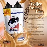 MIRU COFFEE MILK 60ML LIQUID FREEBASE CREAMY COFFEE LATTE AUTHENTIC junians
