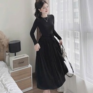 ĐẦM TAY DÀI MAXI KÈM HOA SIÊU DỄ THƯƠNG