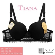 Tiana K701|Plain Bra Cup C Style Lace Hook 3 Thin Foam