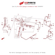 Brake Main Cylinder (F-5-10-C) HONDA Lead 125 (02/2013-02/2015) Parts Catalog