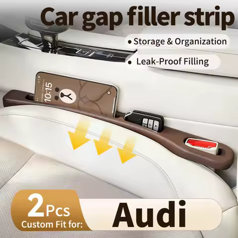 Exclusive seat gap filler strips for Audi cars with storage function, keeps your phone from falling 