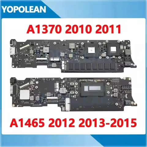 Original Laptop A1465 Motherboard For Macbook Air 11" A1370 A1465 Logic Board 2010 2011 2012 2013 20