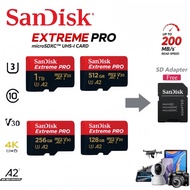 SanDisk Extreme PRO  MicroSDXC V30 | Max 200MB/s Read/140MB/s Write | For Professional 8K Video, Hig