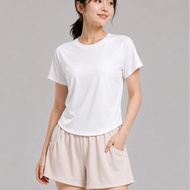 Customized High Waist Hip Lift Sports Shorts | Heavy Slimmer Look Home Fitness Pants, Peach Hip Lift