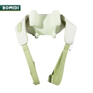 BOMIDI Neck and Shoulder Massager with Heat Compress Hand-Simulated Kneading  Pain Relief Pengurut B