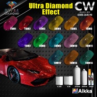 Ultra Diamond Effect Paint Cat 2K Touch Up Paint Aerosol DIY Cat Spray Bottle Motor Kereta Aikka TDM