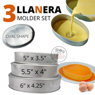 Leche Flan Molder Llanera Cake Molder 3pcs Set