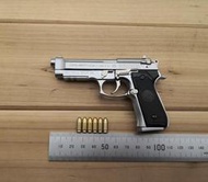 （咪咖館）1：2.05合金帝國M92A1伯萊塔模型玩具槍鑰匙扣金屬 不可發射