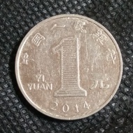 Koin 1 Yi Yuan tahun 2014