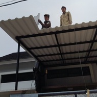 kanopi atap PVC alderon 