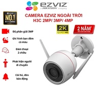 Ezviz H3c Outdoor Wifi Camera 2MP/3MP/4MP 2K+ 2-Way Talk, Night Color, Genuine Siren Alarm