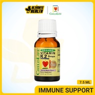 ChildLife, Organic Vitamin K2 Drops, Natural Berry, For Child, Alcohol Free, Gluten Free,  5 mcg, 0.