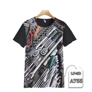 Mechanic Tools Screwdriver T-Shirt Kids and Adults 3D Printing LP3D-A755