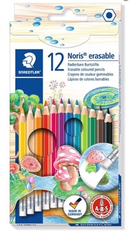 施德樓 STAEDTLER Noris 擦得甩木顏色12 / 24色