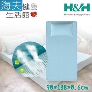 【海夫健康生活館】南良H&amp;H 抗菌 釋壓 床包式 涼感墊 單人(90x188x0.6cm)