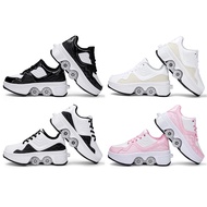 Roller Skate Shoes Fashion Sneaker With Wheels 4 Wheels Automatic Walking Shoes Breathable Kick Roll
