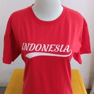 Kaos atasan unisex pria wanita 17 agustus merah putih Indonesia
