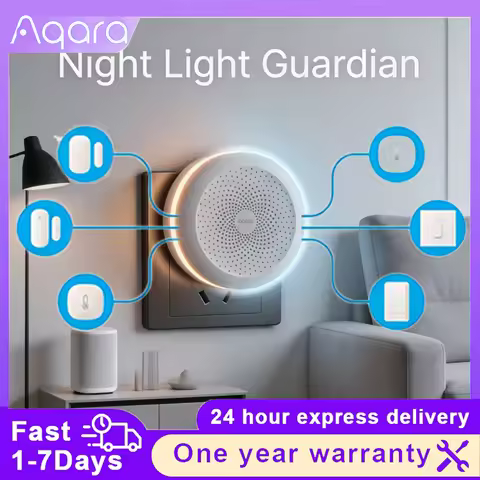 Aqara RGB Smart Hub M1S Gateway Wireless Zigbee 3.0 Wifi with RGB LED Night Light Remote Control For