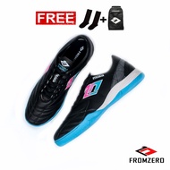 Fromzero - Sepatu Futsal Pria Fromzero Revolted 38 - 44 Black/Tosca IN Original