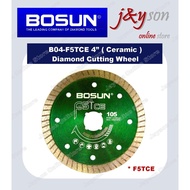 BOSUN Original B04- F5TCE (Ceramic) 4"(105mm) Diamond Cutting Wheel (Pcs)