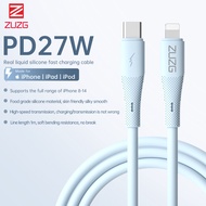 ZUZG USB C to Lightning Cable Soft Flow Silicone Cable PD 27W Fast Charging for iPhone14 /13/13 Pro/