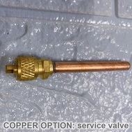 Fridge Access Service Valve Copper Refrigerator Refill Gas Adapter Gas Oil R134a R600 R22 - filter - [multiple options]