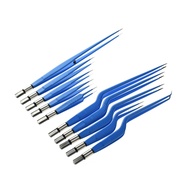 1 Pcs Disposable Bipolar Tweezers, Stainless Steel Bipolar Forceps, (Various Sizes Available) IEC Sp