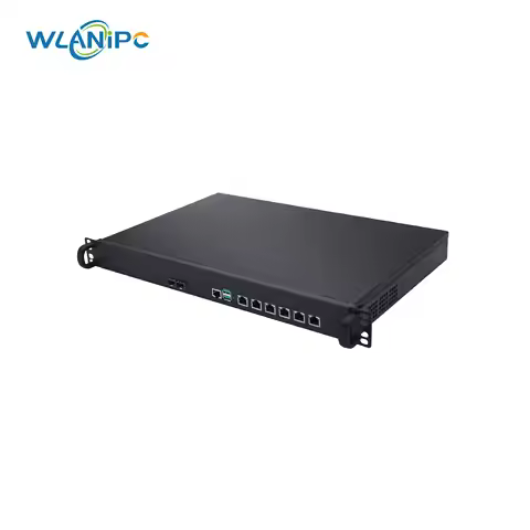 for Router 1U Rack Firewall Appliance i7 12th gen 6 NIC i226 2.5G 2*SFP support 10G six ports OPNsen