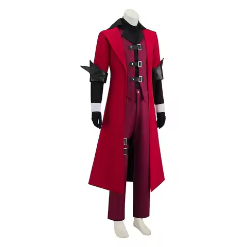 Dante Red Trench Coat Full Set Devil May Cry Cosplay Costume (Anime & Game Inspired)
