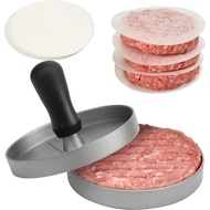 Burger Press Hamburger Meat Tool Patty Maker Aluminum Burger Maker for Kitchen BBQ Grill
