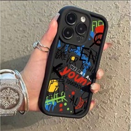 Anti-shock black premium Foreign fashion Nike men hp Casing Oppo A60 Reno 11f A3 Pro A54 A53 A12 A57