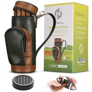 Cigar Humidor -Cigar Accessories with Cigar Cutter and Cigar Humidifier-Cigar Case Holds up to 8 Cig