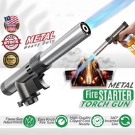 Newly Improved Torch Gun Heavy Duty Gas Butane Burner Outdoor Fire Starter Flame Gun Welding Flameth