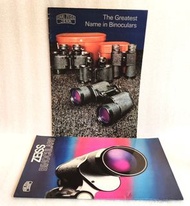重拾舊日歲月：罕有绝版東德 CARL ZEISS JENA 望遠鏡 Catalog  2份