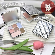 [GOGO TALES] Gogo Tales Eyeshadow Palette 7 Silver Leather Cases, 11.9g (GT846)