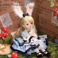 ShugaFairy Yenny E 1/6 BJD - Curly Hair Storybook Princess 30cm Anime Fairy Figure Full Set with Rab