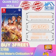 Sid Meiers Civilization 6 文明 6( Nintendo switch) DigitalDownload