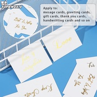 KOPIEWDX78JQ 50PCS Handwriting Message Cards Gift Decor Happy Birthday Wedding Party Thank You