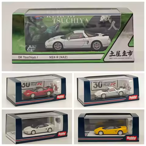 1/64 Hobby Japan NSX NA1 Type R 1994 with Engine Display 30th Anni NSX-R (NA2) with Genuine Seats Di