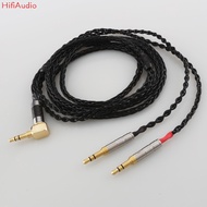 Angled plug 8 Core Headphone Earphone Cable For Denon AH-D600 D7100 Hifiman Sundara Ananda HE1000se 
